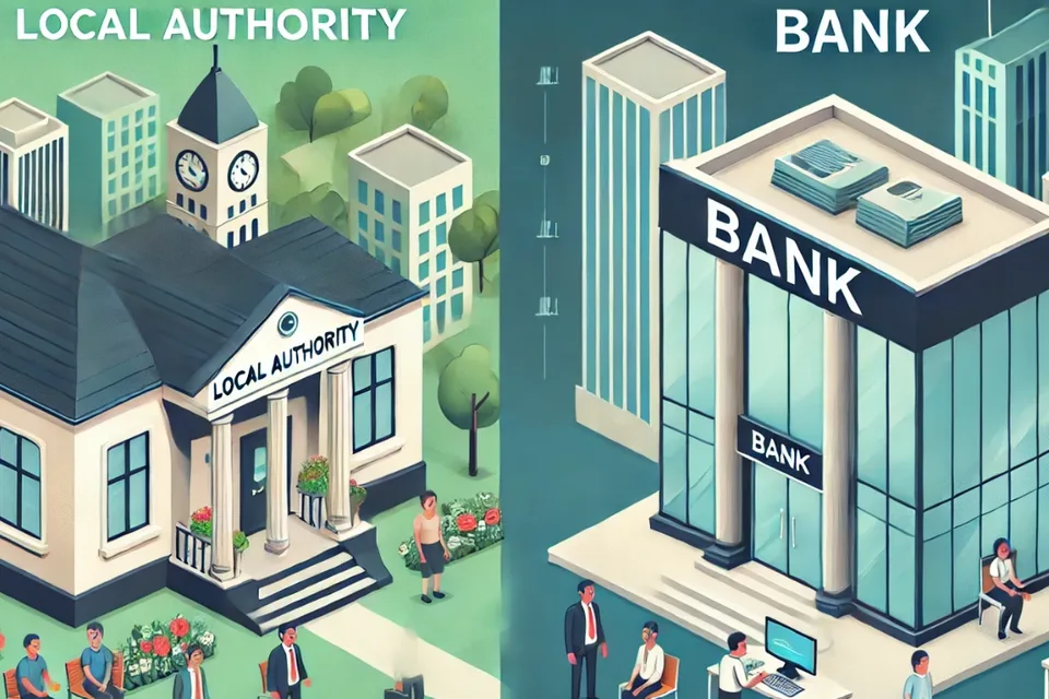 Are Banks more Creditworthy than Local Authorities?
